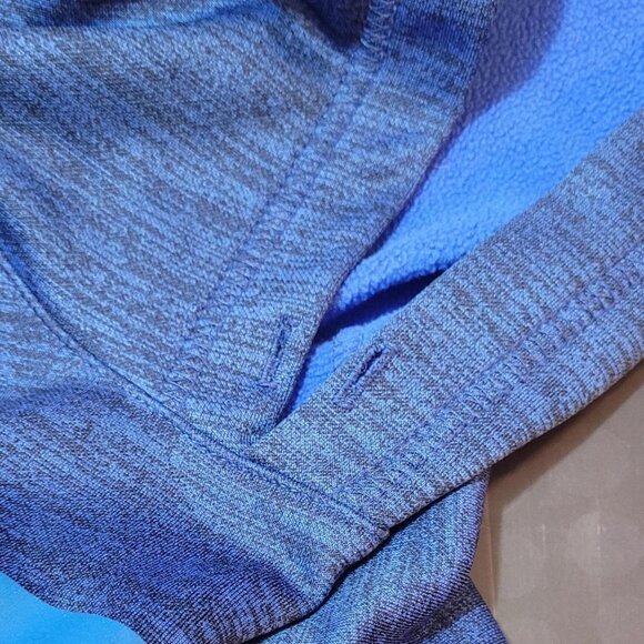 Wear Code Uni-sex Blue/Black Seattle Hoodie With Pouch Size Small - Picture 6 of 7